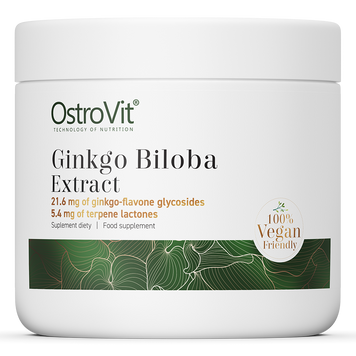 Ostrovit, Гінкго Білоба Веге, Ginkgo Biloba Vegan, без смаку, 50 г (OST-90116), фото