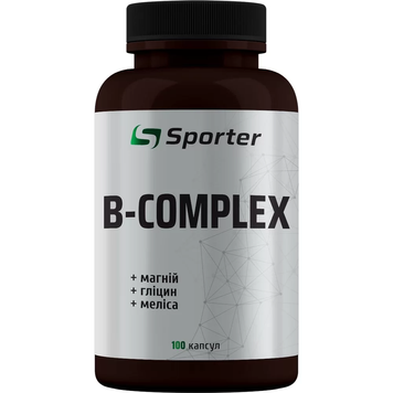 Комплекс вітамінів групи B Sporter B-Complex - 100 капсул, фото