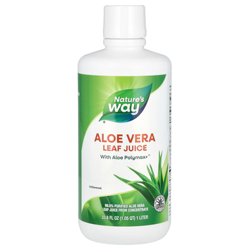 Сік листя алое вера Nature's Way Aloe Vera Leaf Juice | без смаку - 1000 мл, фото