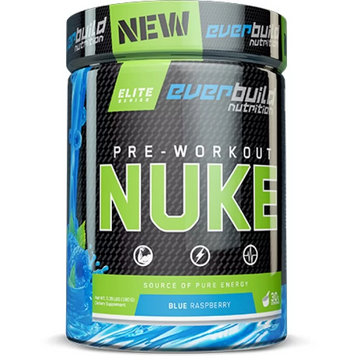 Everbuild, NUKE Pre-Workout, лісова ягода, 180 г (EVB-00818), фото