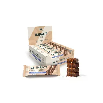 Протеиновый батончик Myprotein Impact Protein Bar 31% | со вкусом морской соли и темного шоколада - 12 по 64 г, фото
