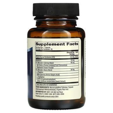 Dr. Mercola, Поддержка сна, 10 мг, 30 капсул (MCL-21045), фото