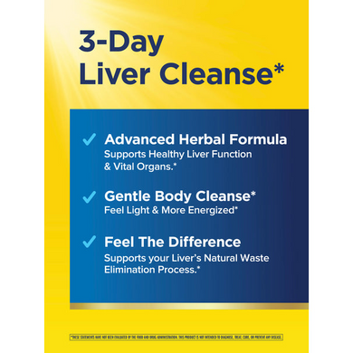 Renew Life, 3 Day Liver Cleanse, Очищение печени, 3-дневная программа, 12 вегетарианских капсул (REN-12087), фото
