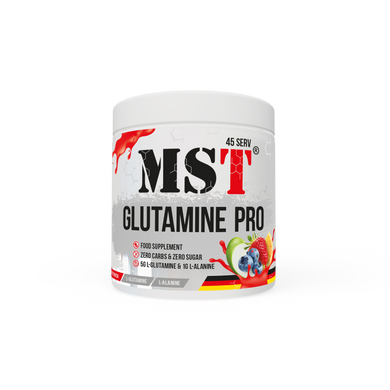 MST Nutrition, L-глютамин, Glutamine Pro (Glutamine + L Alanine), 5000 мг, фруктовый пунш, 315 г (MST-00393), фото