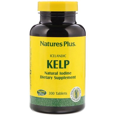 Nature's Plus, Icelandic Kelp, 300 таблеток (NAP-03950), фото