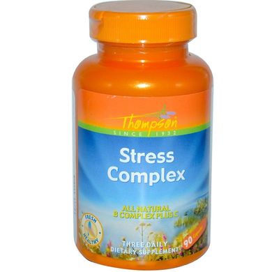 Стрес формула, Stress Complex, Thompson, 90 капсул (THO-19141), фото