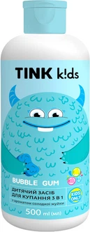 Засіб для купання дитячий Tink Kids Bubble Gum 3 в 1 - 500 мл, фото
