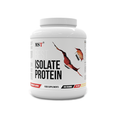 MST, Best Isolate Protein, ізольят протеїну, полуниця, 30 порцій, 900 г (MST-16411), фото