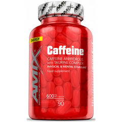 Amix, Кофеїн, 200 мг + таурин, 90 капсул (817866), фото