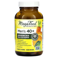 MegaFood, Комплекс вітамінів та мікроелементів для чоловіків старше 40 років, 120 таблеток (MGF-10318), фото