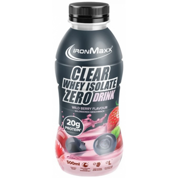 IronMaxx, Clear Whey Isolate RTD, лісові ягоди, 500 мл - 1/8 (821762), фото