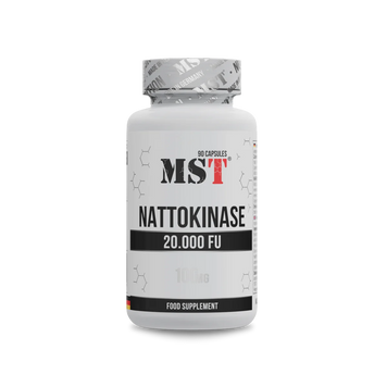 MST, Nattokinase, Наттокіназа, 2000 FU, 100 мг, 90 капсул (MST-16599), фото