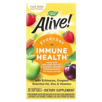 Комплекс для поддержки иммунитета Nature's Way Alive! Everyday Immune Health - 30 мягких капсул, фото