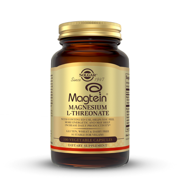Solgar, Магний треонат, Magnesium L-Threonate Magtein, 100 вегетарианских капсул (SOL-01576), фото