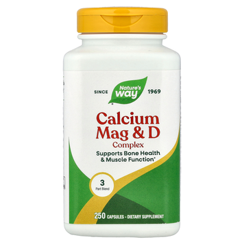 Комплекс кальция, магния и витамина D Nature's Way Calcium Mag & D Complex - 250 капсул, фото