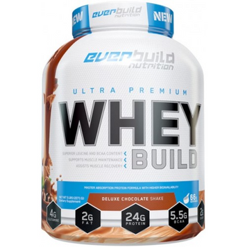 Everbuild, Ultra Premium Whey Protein Build, Сироватковий протеїн, малина, 2271 г (EVB-60030), фото