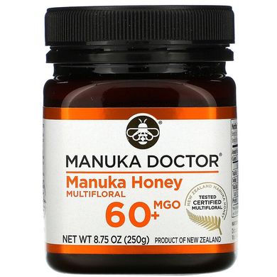 Manuka Doctor, мед манука з різнотрав'я, MGO 60+, 250 г (MKD-00428), фото