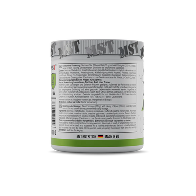 Креатиновая смесь 7 in 1 MST Creatine Kick | Зеленое яблоко - 300 г, фото