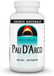 По д'арко, Source Naturals, 500 мг, 250 таблеток, (SNS-00226)