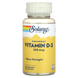 Solaray SOR-75250 Solaray, Высокоэффективный витамин D3, 10000 МЕ (250 мкг), 60 растительных капсул (SOR-75250) 1