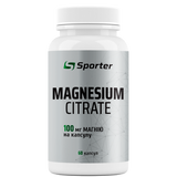 Магний цитрат 100 мг Sporter Magnesium Citrate - 60 капсул, фото