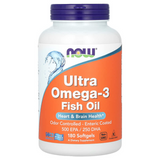 Омега-3 500 EPA / 250 DHA NOW Foods Ultra Omega-3 - 180 капсул, фото