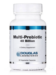 Douglas Laboratories, Multi-Probiotic 40 Billion, 60 вегетаріанських капсул (DOU-97978), фото