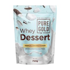 Pure Gold, Whey Dessert, сывороточный протеин, тропический кокосовый фьюжн, 750 г (PGD-90660), фото