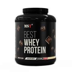 MST Nutrition, BEST Whey Protein + Enzyme, Сывороточный протеин + Энзимы, шоколад, 67 порций, 2100 г (MST-16351), фото