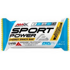 Amix, Батончик Performance Amix Sport Power Energy Snack Bar, банановая шоколадная стружка, 45 г - 1/20 (820792), фото