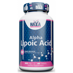 Haya Labs, Sustained Release Alpha Lipoic Acid 300 мг, 60 таблеток (818843), фото