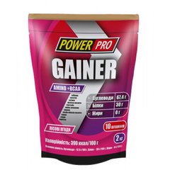 Power Pro, Gainer, 2 кг - лесная ягода (103669), фото