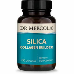 Dr. Mercola, Кремній, Silica Collagen Builder, колагеновий будівельник, 60 капсул (MCL-03644), фото