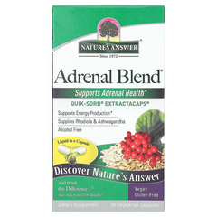 Nature's Answer, Adrenal Blend, 90 вегетаріанських капсул (NTA-26590), фото