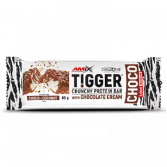 Amix, Батончик TiggerZero Choco Protein Bar, шоколад-кокос, 60 г - 1/20 (820052), фото