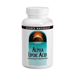 Альфа-липоевая кислота, Source Naturals, 50 мг, 100 таблеток (SNS-00023), фото