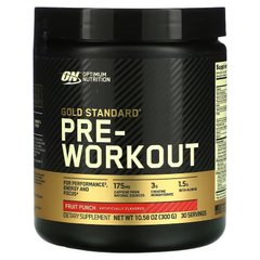 Optimum Nutrition, Gold Standard Pre-Workout, зі смаком фруктового пуншу, 300 г (OPN-05269), фото
