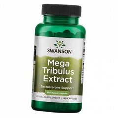 Трибулус, Mega Tribulus, Swanson, 250 мг, 60 капсул (SWV-08032), фото