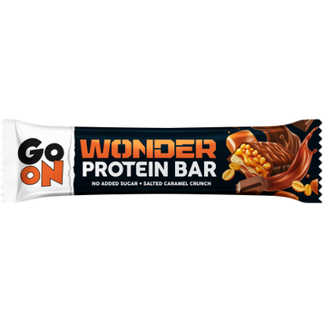Батончик GoOn Wonder Protein bar | солона арахісова карамель - 45 г, фото