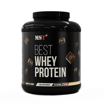MST, BEST Whey Protein + Enzyme, Сывороточный протеин + Энзимы, шоколад, 67 порций, 2010 г (MST-16351), фото