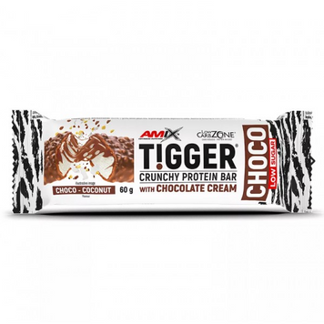 Amix, Батончик TiggerZero Choco Protein Bar, шоколад-кокос, 60 г - 1/20 (820052), фото