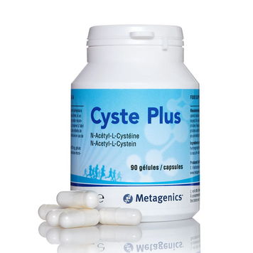 Metagenics, Cyste Plus (Цистe Плюс), (N-ацетил-L-цистеїн), 500 мг, 90 капсул (MET-32645), фото