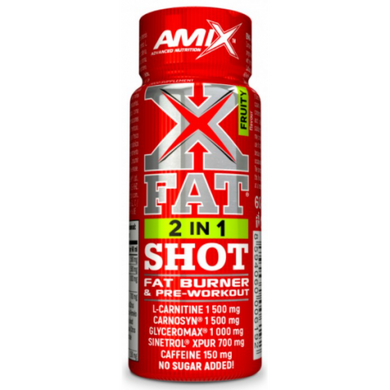 Amix, XFat 2in1 SHOT, фрукти, 60 мл - 1/20 (818061), фото
