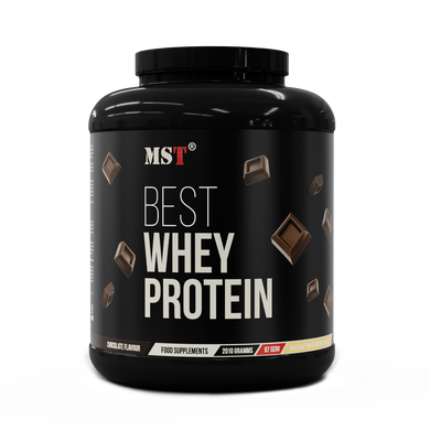 MST Nutrition, BEST Whey Protein + Enzyme, Сироватковий протеїн + Ензими, шоколад, 67 порцій, 2100 г (MST-16351), фото