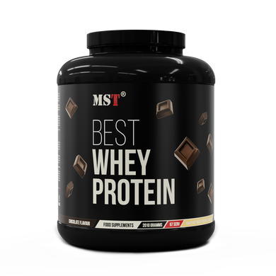 MST Nutrition, BEST Whey Protein + Enzyme, Сывороточный протеин + Энзимы, шоколад, 67 порций, 2100 г (MST-16351), фото