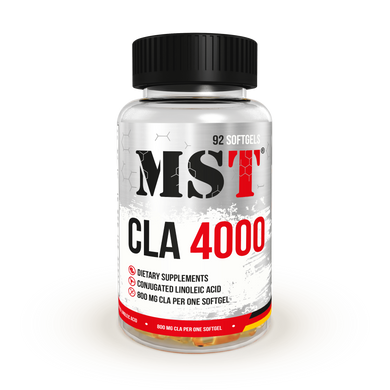 MST Nutrition, CLA 4000, 92 капсули (MST-16315), фото