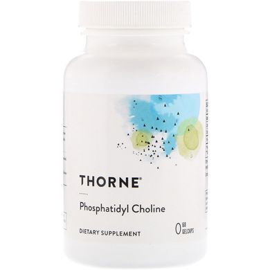 Thorne Research, Фосфатидилхолін, 420 мг, 60 желатинових капсул (THR-60501), фото