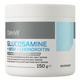 Ostrovit, Глюкозамін + MSM + Хондроїтин, Glucosamine + MSM + Chondroitin, малина, 150 г (OST-91842), фото