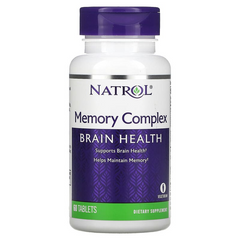 Natrol, Memory Complex, здоровье мозга, 60 таблеток (NTL-07797), фото