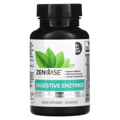 Zenwise Health, травні ферменти з пребіотиками та пробіотиками, 60 рослинних капсул (ZNW-00752), фото